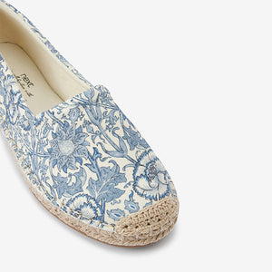 Morris & Co Blue Forever Comfort® Slip-On Espadrille Shoes - Allsport