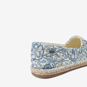 Morris & Co Blue Forever Comfort® Slip-On Espadrille Shoes - Allsport