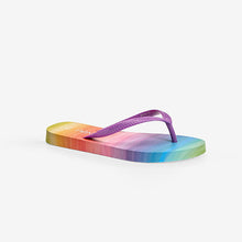 Load image into Gallery viewer, Rainbow Pastel Flip Flops (Older Girls) - Allsport
