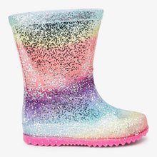 Load image into Gallery viewer, Welly PVC Glitter Rainbow (Younger) - Allsport
