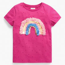 Load image into Gallery viewer, Pink Confetti Rainbow T-Shirt (3-12yrs) - Allsport

