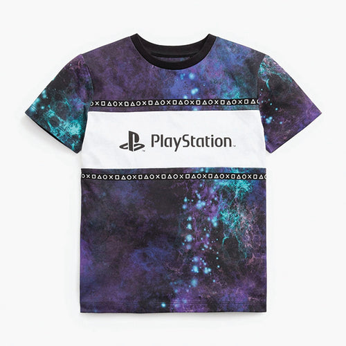 Galactic PlayStation Gaming License T-Shirt (3-12yrs) - Allsport