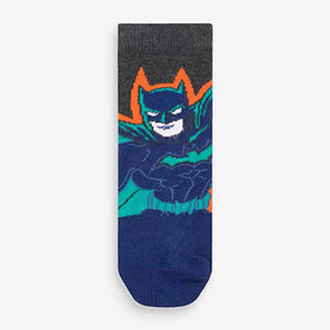 Batman Black /Orange 3 Pack Cotton Rich Socks (Younger Boys)