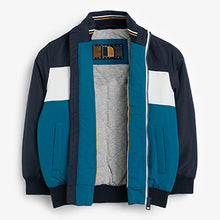 Load image into Gallery viewer, Navy Blue Colorblock Harrington Jacket (3-12yrs)
