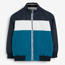 Load image into Gallery viewer, Navy Blue Colorblock Harrington Jacket (3-12yrs)
