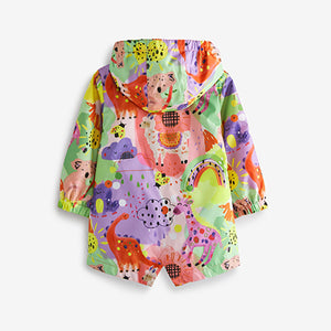Multi Pink Bright Character Shower Resistant Printed Cagoule (3mths-6yrs)
