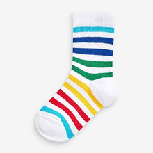 Load image into Gallery viewer, 7 Pack Bright Transport Cotton Rich Socks

