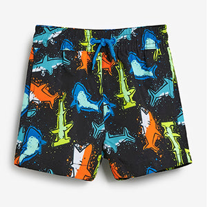 Orange Shark 2 Piece Rash Vest And Shorts Set (3mths-5yrs)