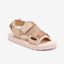 Load image into Gallery viewer, Neutral Pink Lifestyle Trekker Sandals (Older Girls)
