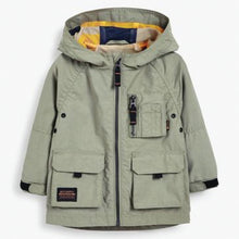Load image into Gallery viewer, Green Shower Resistant Jacket (3mths-7yrs)
