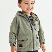 Load image into Gallery viewer, Green Shower Resistant Jacket (3mths-7yrs)
