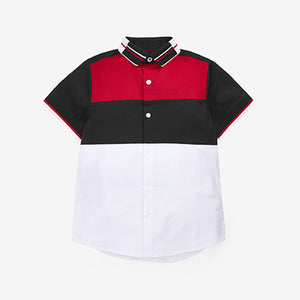 Red/Navy Blue /White Oxford Shirt (3-12yrs)