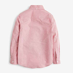 Pink Long Sleeve Oxford Shirt (3-12yrs)