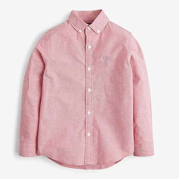 Pink Long Sleeve Oxford Shirt (3-12yrs)