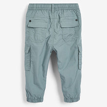 Load image into Gallery viewer, Mineral Blue Lined Cargo Trousers (3mths-5yrs)

