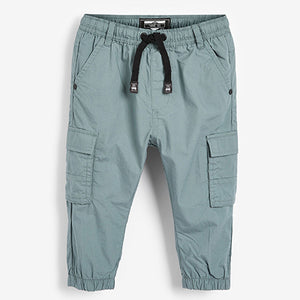 Mineral Blue Lined Cargo Trousers (3mths-5yrs)