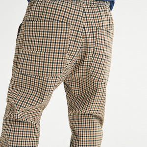 Brown Check Trousers (3mths-6yrs)