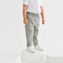 Load image into Gallery viewer, Navy Check Trousers (3mths-6yrs)
