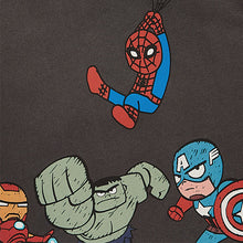 Load image into Gallery viewer, Charcoal Grey Short Sleeve Marvel T-Shirt (3mths-5yrs)
