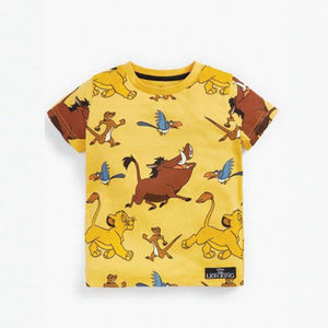 Yellow Short Sleeve Lion King T-Shirt (3mths-5yrs)