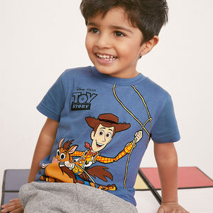 Blue Toy Story Short Sleeve T-Shirt (3mths-5yrs)