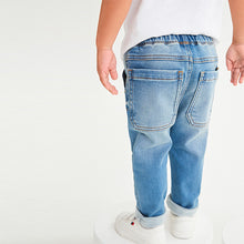 Load image into Gallery viewer, Mid Blue Denim Super Soft Pull-On Jeans (3mths-5yrs)
