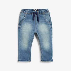 Mid Blue Denim Super Soft Pull-On Jeans (3mths-5yrs)