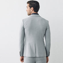 Load image into Gallery viewer, Skinny Light Grey Motion Flex Stretch Suit: Jacket
