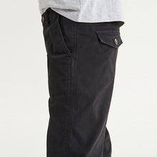 Load image into Gallery viewer, Black Regular Fit Chino Trousers (3-12yrs)
