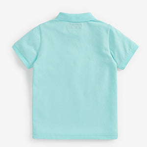 Mint Green Short Sleeve Polo Shirt (3-12yrs)