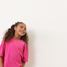 Load image into Gallery viewer, Magenta Pink Oversized T-Shirt (3-12yrs)
