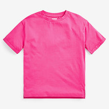 Load image into Gallery viewer, Magenta Pink Oversized T-Shirt (3-12yrs)
