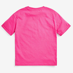 Magenta Pink Oversized T-Shirt (3-12yrs)