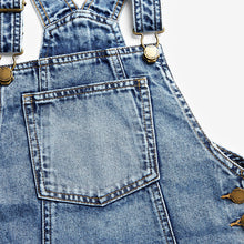 Load image into Gallery viewer, Blue Acid Wash Denim Pinafore (3-12yrs)
