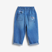 Load image into Gallery viewer, Bright Blue Paperbag Jeans (3mths-6yrs)
