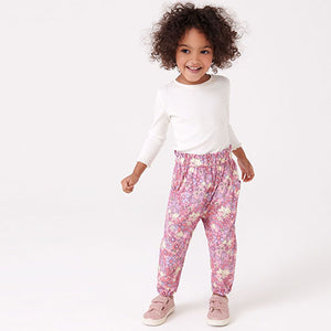 Pink Pull-On Trousers (3mths-6yrs)