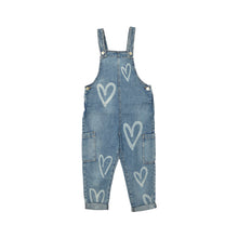 Load image into Gallery viewer, Dungaree Heart Printed (3yrs to 12yrs)
