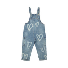 Load image into Gallery viewer, Dungaree Heart Printed (3yrs to 12yrs)

