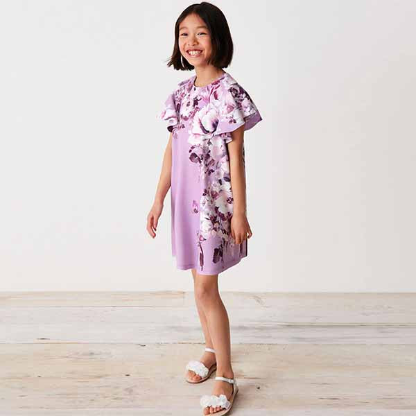 Purple Occasion Dress (3-12yrs)