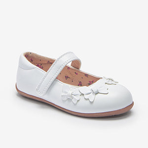 White Butterfly Mary Jane Shoes (Younger Girls)
