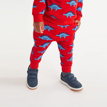 Load image into Gallery viewer, Red/Blue Print All Over Print Jersey Sweat Top (3mths-5yrs)
