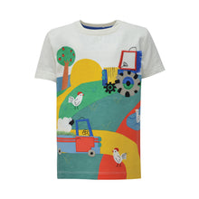Load image into Gallery viewer, Boys&#39; White Graphic FarmT-Shirt (3mths -5yrs)
