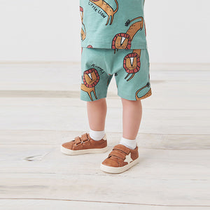 Blue Lion All Over Printed T-Shirt and Shorts Set (3mths-5yrs)