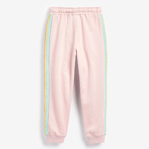 Pink Rainbow Joggers Soft Touch Jersey (3-12yrs)