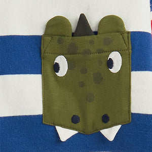 Multi Colour Crocodile Pocket (3mths-5yrs)