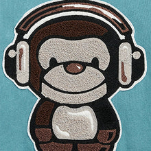 Load image into Gallery viewer, Blue Monkey Bouclé Crew Neck Sweatshirt (3mths-5yrs)
