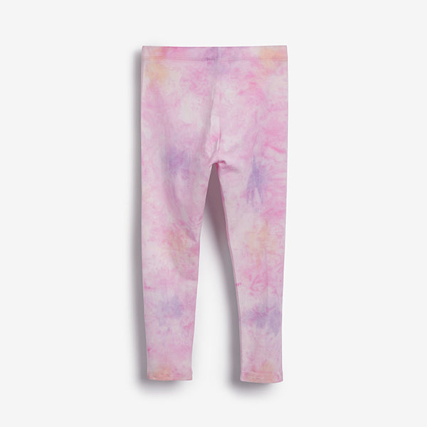 Pretty Pink Tie Dye Leggings (3-12yrs)