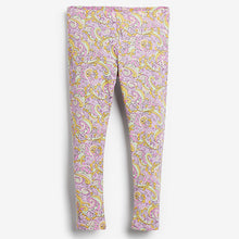 Load image into Gallery viewer, Lilac/Pink Pretty Floral Leggings (3-12yrs)
