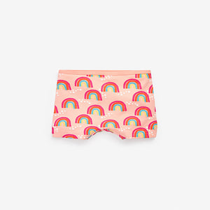 Pink/Orange/Lilac Character Shorts 5 Pack (2-12yrs)