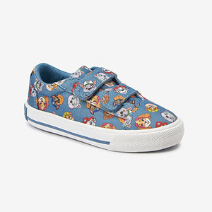 Denim Blue Paw Patrol Strap Touch Fastening Shoes (Younger Boys)